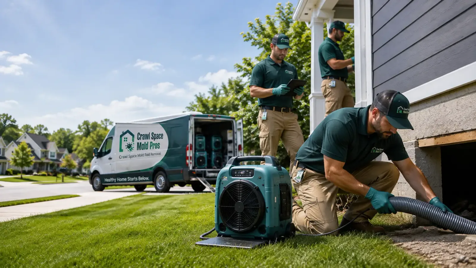Crawl Space Mold Removal in Edelstein, IL